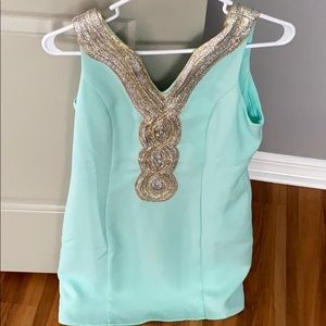 Turquoise dress